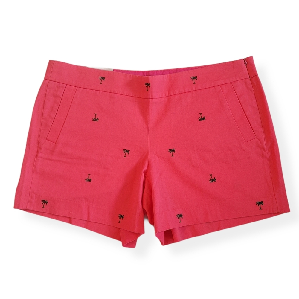 J. Crew Chino City Fit Palm Tree Shorts